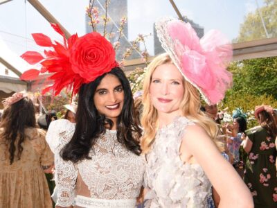 Geema Masson and Rebecca Bagdonas at the Central Park Conservancy’s 42nd Annual Frederick Law Olmsted Awards Luncheon