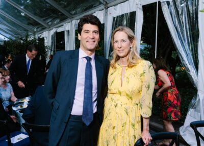 Alejandro Santo Domingo and Wendy David at the Wildlife Conservation Society Gala 2024
