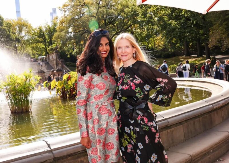 Geema Masson and Rebecca Bagdonas at the 2024 Central Park Conservancy Women’s Committee Fall Luncheon