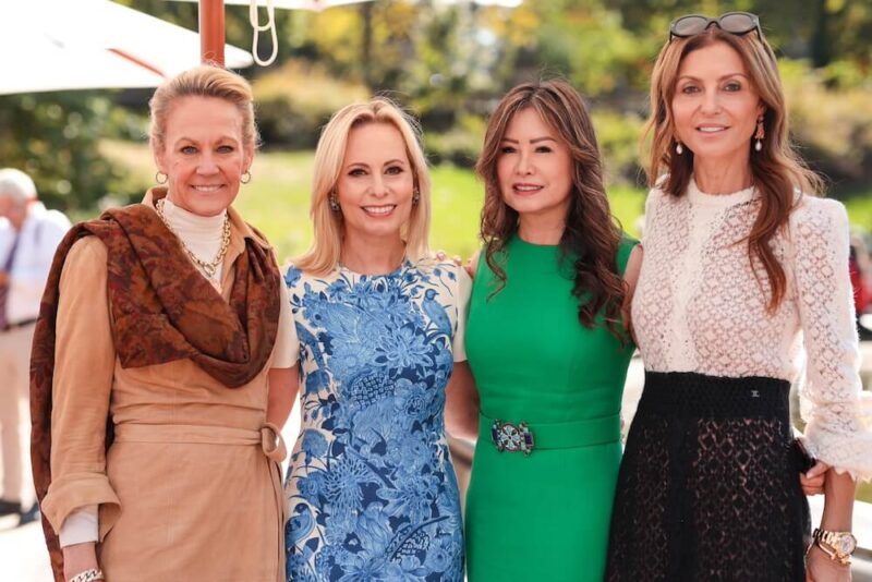 Muffie Potter Aston, Gillian Miniter, Emily Chen and Yesim Philip at the 2024 Central Park Conservancy Women’s Committee Fall Luncheon