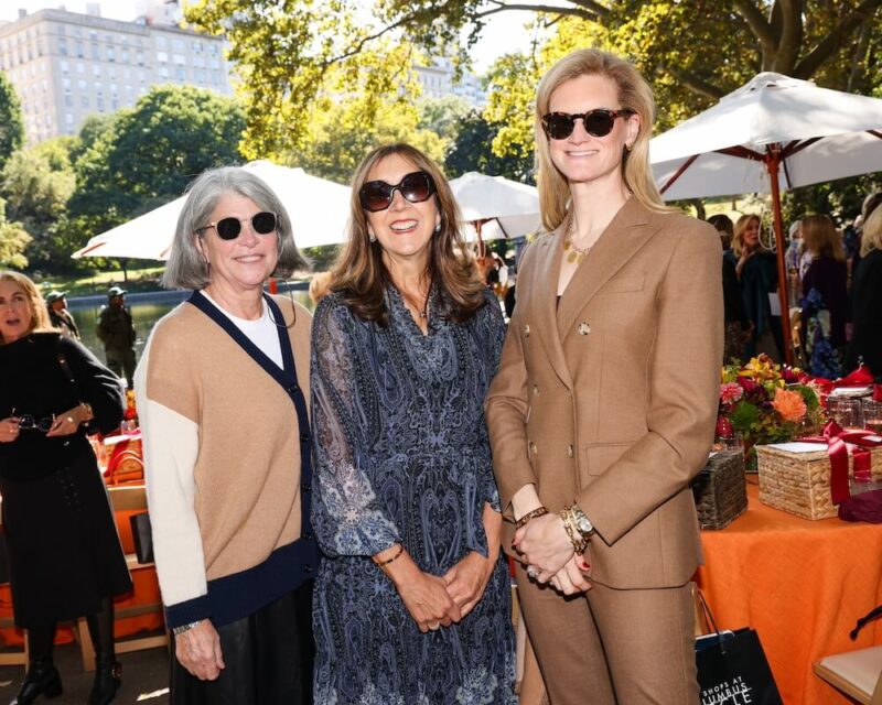 Sascha Douglass and Elizabeth Daniels at the 2024 Central Park Conservancy Women’s Committee Fall Luncheon