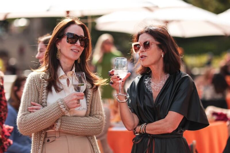 Stacey Bronfman and Teri Volpert at the 2024 Central Park Conservancy Women’s Committee Fall Luncheon