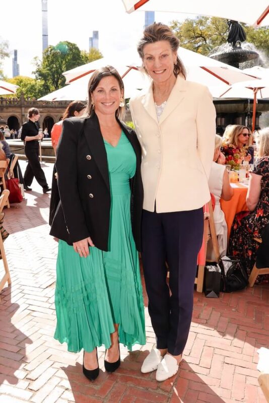 Stephanie Fink-Plakoudas and Betsy Smith at the 2024 Central Park Conservancy Women’s Committee Fall Luncheon