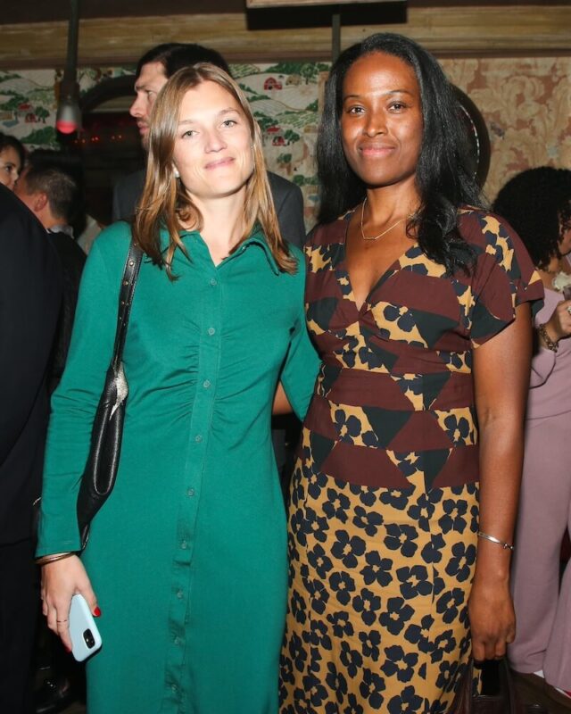 Anna Cloarec and Nicola Vassell at Baxter St @ The Box Benefit Celebrating Mark Ronson, KAWS, and Julia Chiang and Naima Green
