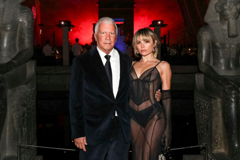 Larry Gagosian and Erica Pelosini at the Art & Artists Gala for The Met Collection 2024