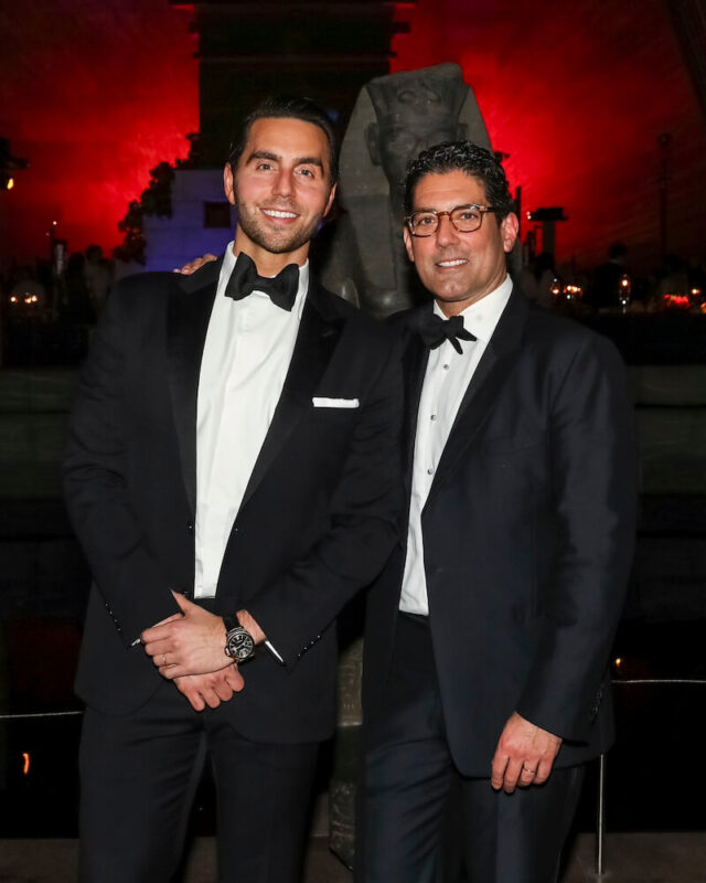 Mark Mullett and Keith Bloomfield at the Art & Artists Gala for The Met Collection 2024