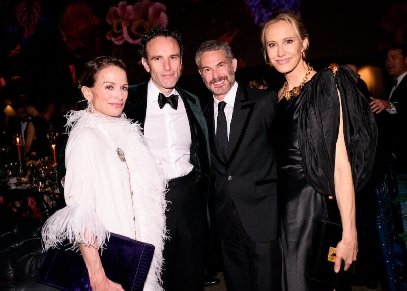 Bronson van Wyck and Amy Griffin at the Art & Artists Gala for The Met Collection 2024