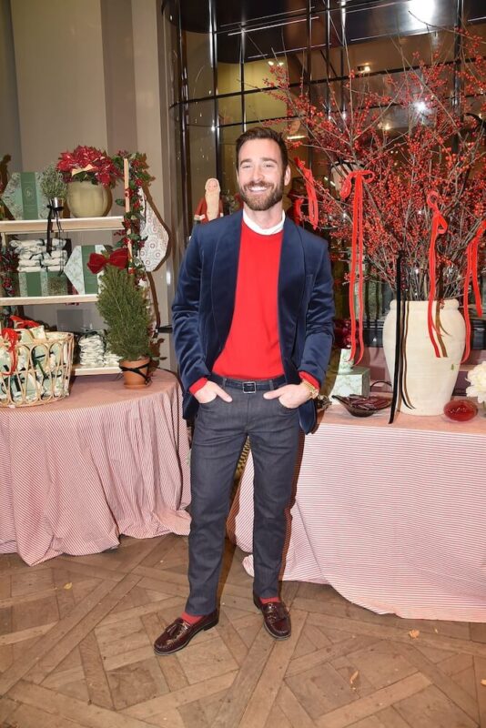 Michael Tomei at the Kinderbrook Home festive fête at Holiday on Madison hosted by Brooke Kennan, Meghan Klopp & Alexandra Mack.