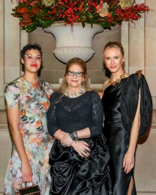 Jordan Casteel, Ann Tenenbaum and Amy Griffin at the Art & Artists Gala for The Met Collection 2024