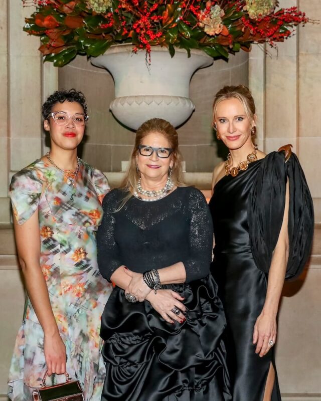 Jordan Casteel, Ann Tenenbaum and Amy Griffin at the Art & Artists Gala for The Met Collection 2024