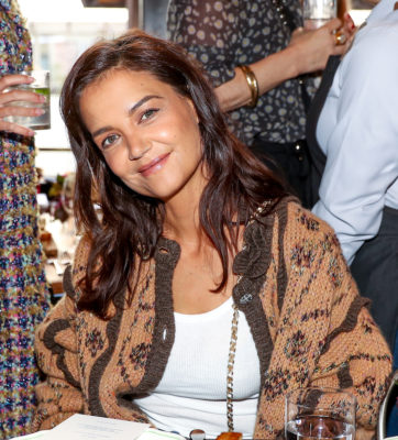 Katie Holmes at the Through Her Lens: The Tribeca Chanel Women's Filmmaker Program Luncheon