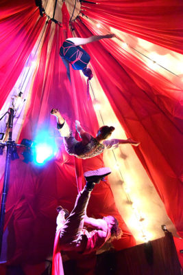 Performers at Fool’s Delight, a new circus extravaganza in the UK. Photo courtesy of Fool’s Delight