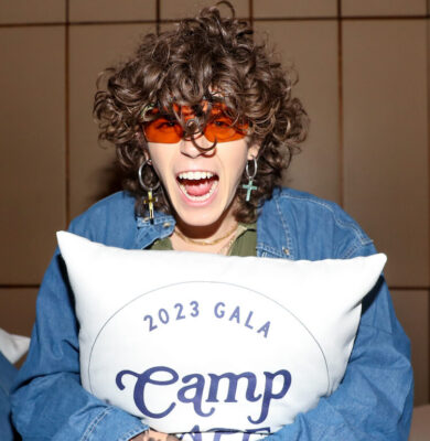 Cuatro Villareal at the Art Production Fund’s 2023 Gala, Presented by Saks