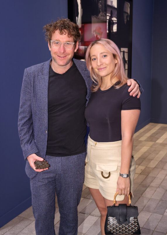 Dustin Yellin and Sophia Cohen at the FRIEZE NEW YORK 2023 OPENING DAY