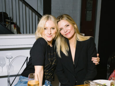 Laura Brown and Michelle Pfeiffer at the Henry Rose x Sephora Launch Dinner