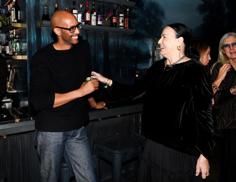 Edward Boleg and Francesa Sorrenti at Roman and Williams celebrates Zero + Maria Cornejo at La Mercerie