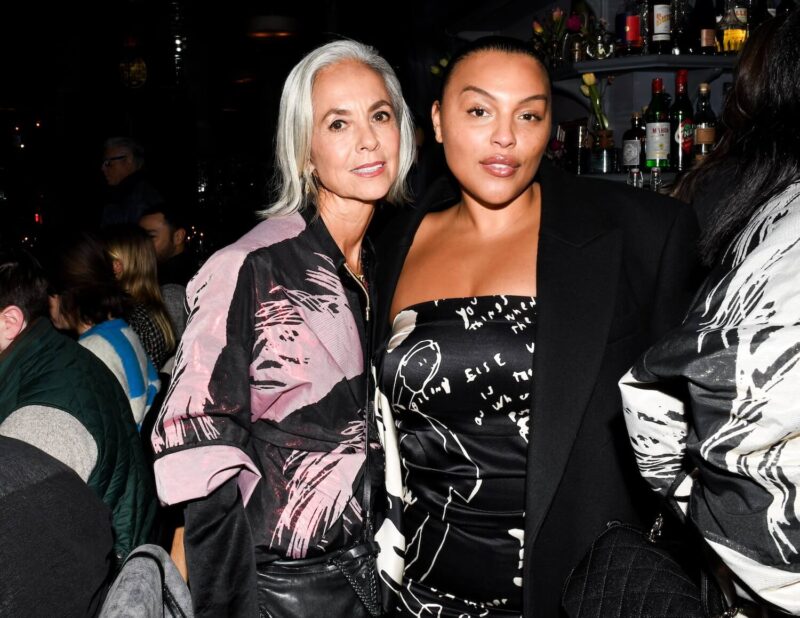 Maria Cornejo and Paloma Elsesser at Roman and Williams celebrates Zero + Maria Cornejo at La Mercerie