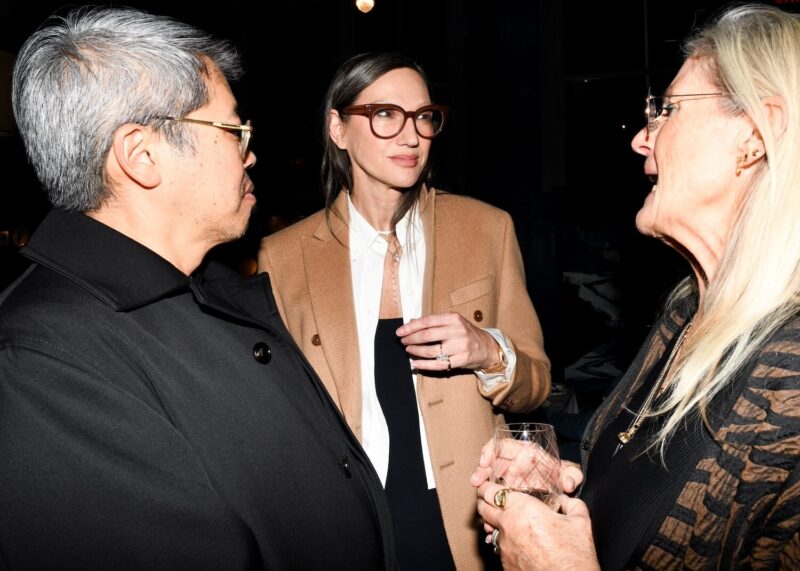Patrick Li and Jenna Lyons at Roman and Williams celebrates Zero + Maria Cornejo at La Mercerie