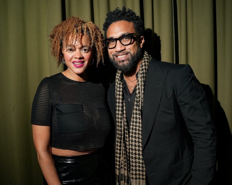 Robyn Victoria Fernandes and Humberto Petit at the BLACK IN FASHION COUNCIL FW24 NYFW DINNER
