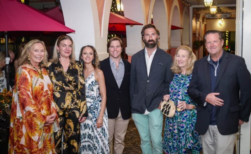 Ala von Auersperg, Alexis Tobin, Laura & Ian Tobin, Nick Mele, Joan Tobin and Matt Kragh at the La Bonne Vie Launch