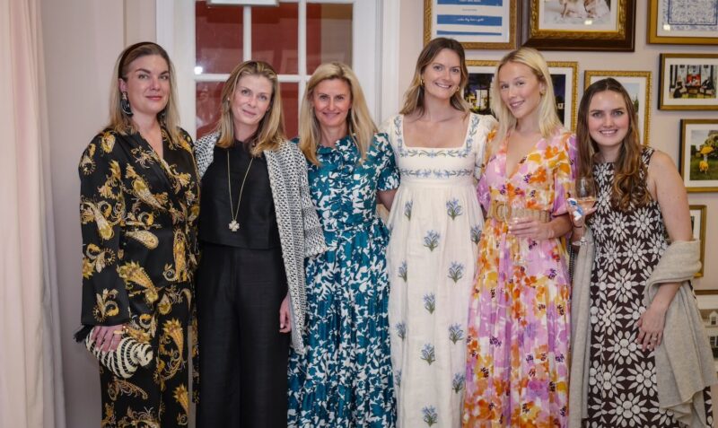 Alexis Tobin, Elizabeth Bonner, Melanie Mount, Abby Chadburn, Payton Matthews and Millier Waller at the La Bonne Vie Launch