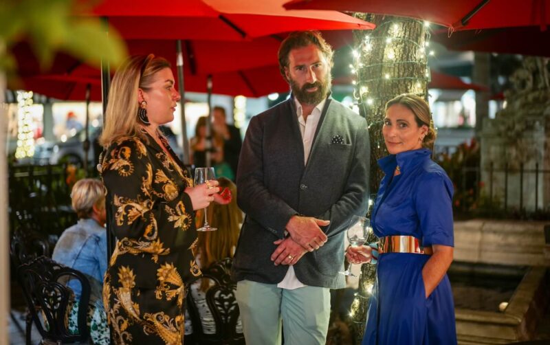 Alexis Tobin, Nick Mele and Danielle Vigliotti at the La Bonne Vie Launch