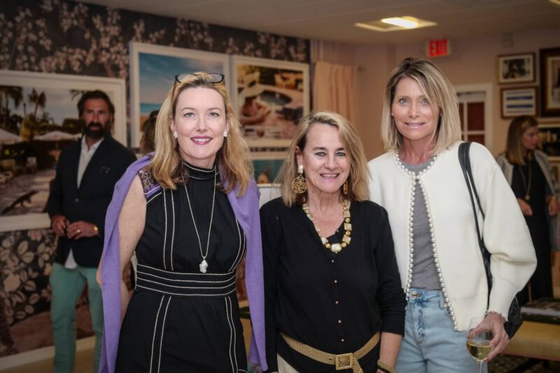 Daisy Prince, Susie Hoimes and Gaylene Salmons at the La Bonne Vie Launch