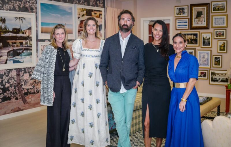 Elizabeth Bonner, Abby Chadburn, Nick Mele, Kristen Schonwald and Danielle Vigliotti at the La Bonne Vie Launch