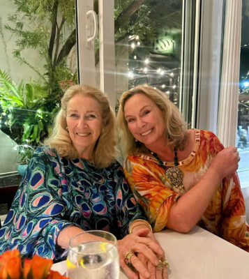 Joan Tobin and Ala von Auersperg at the La Bonne Vie Launch