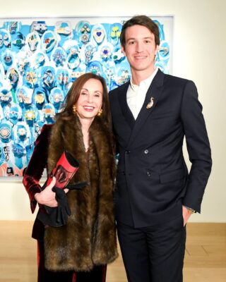 Marie-Josée Kravis and Alexandre Arnault at the Tiffany & Co. Culture of Creativity: An Art Exhibition from the Peter Marino Art Foundation Opening Event