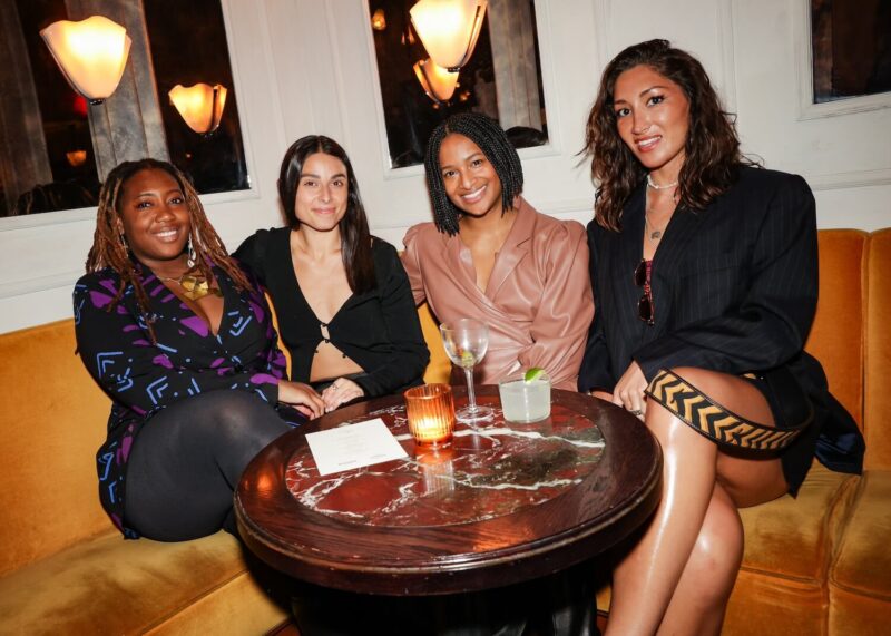 Camari Mick, Rachel Askinasi, Shanika Hillocks and Kira MacLean at Raf’s Celebrates One Year