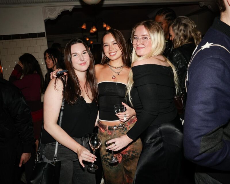 Georgie Meredith, Izzy Baskette and Catherine Lamberson at Raf’s Celebrates One Year