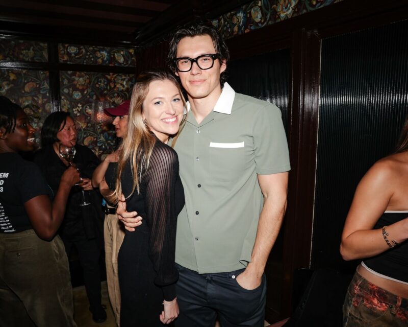 Jill Amos and Dylan Nelson at Raf’s Celebrates One Year