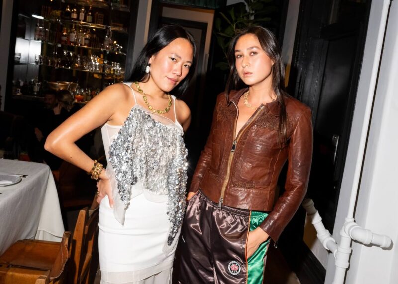 Beverly Nguyen and Diana Louise Bartlett at the Mellerio Dinner Hosted by Dianna Agron in NYC