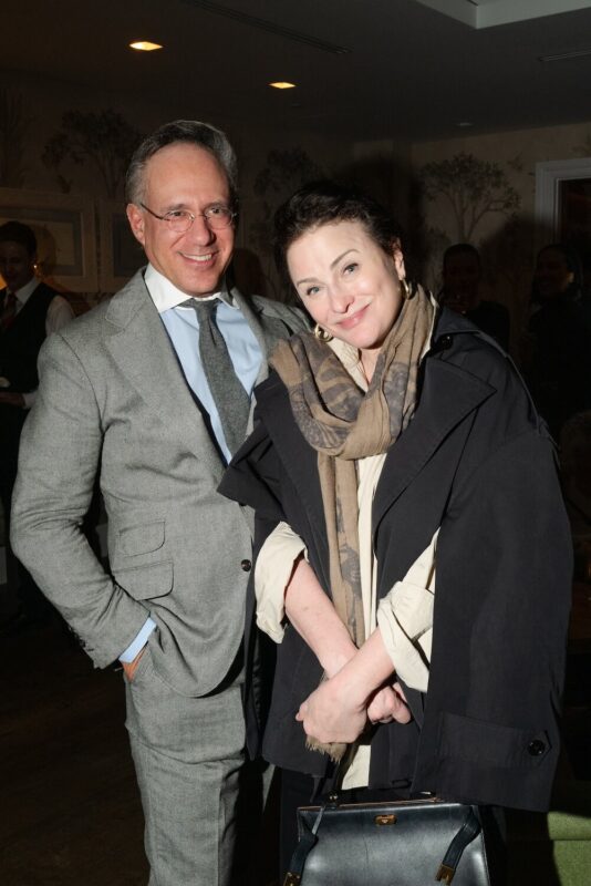 Andrew Saffir and Marina Rust at Sony Pictures Classics & The Cinema Society host a special screening of 