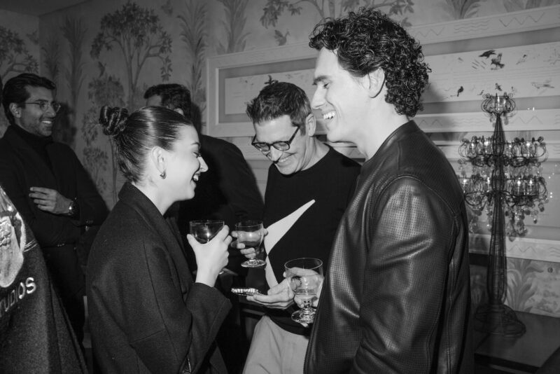 Ellen Comitas, Eddie Roche and Sam Vartholomeos at Sony Pictures Classics & The Cinema Society host a special screening of 