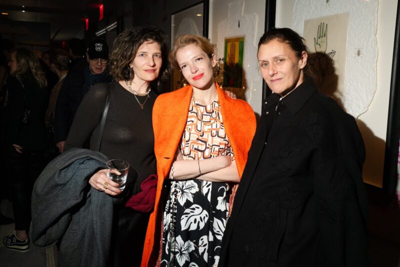 Maya Singer, Batsheva Hay and Sally Singer at Sony Pictures Classics & The Cinema Society host a special screening of 