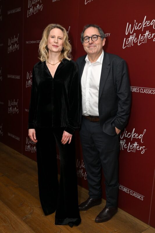 Thea Sharrock and Michael Barker at Sony Pictures Classics & The Cinema Society host a special screening of 