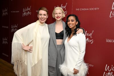Olivia Colman, Jessie Buckley and Anjana Vasan at Sony Pictures Classics & The Cinema Society host a special screening of 