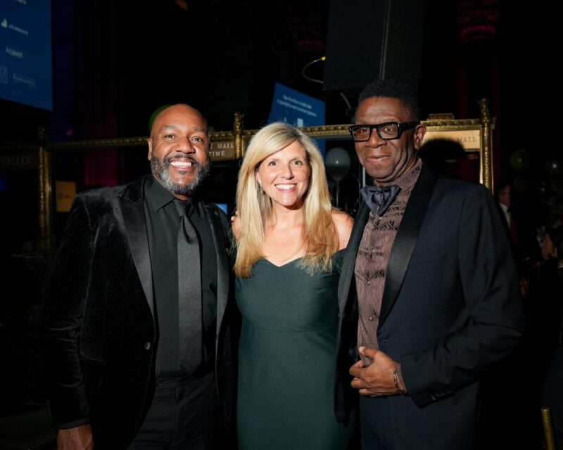 Sinclair Hollingsworth, Jo Saltz and Rayman Boozer at Kips Bay Boys & Girls Club President's Dinner
