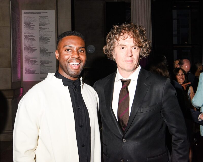 Adam Pendleton and Jonah Freeman at the 2024 YoungArts New York Gala