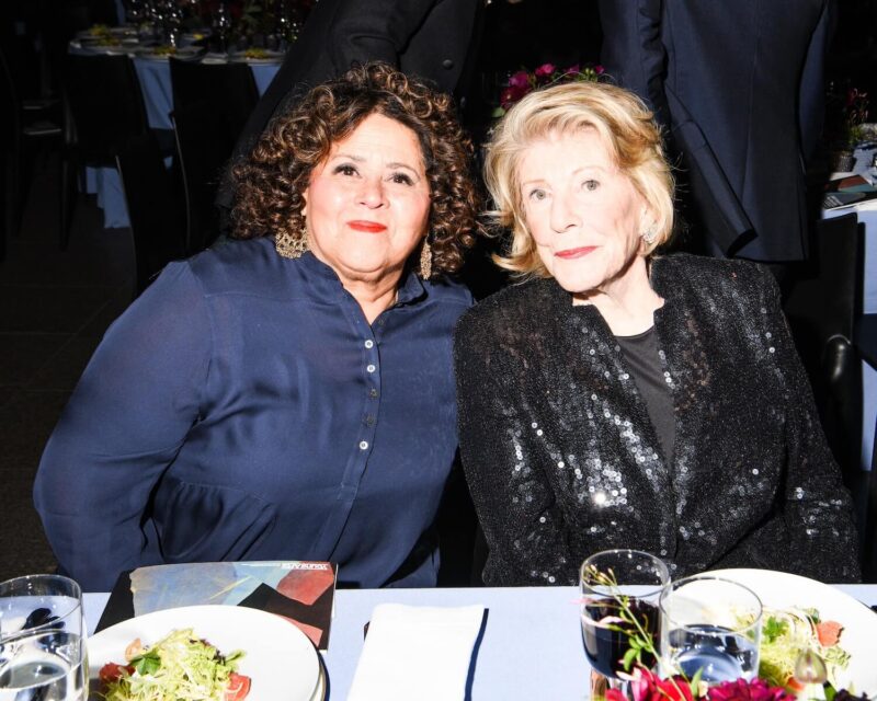 Anna Deavere Smith and Agnes Gund at the 2024 YoungArts New York Gala