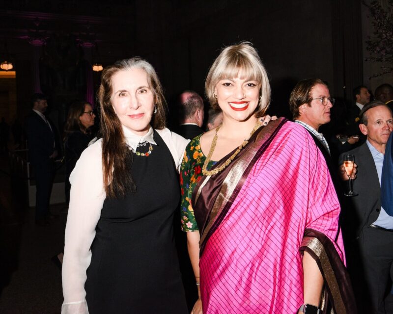 Laurie Simmons and Jasmine Wahi at the 2024 YoungArts New York Gala