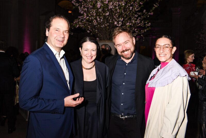 Max Hollein, Jane Hait, Justin Beal and Deana Haggag at the 2024 YoungArts New York Gala