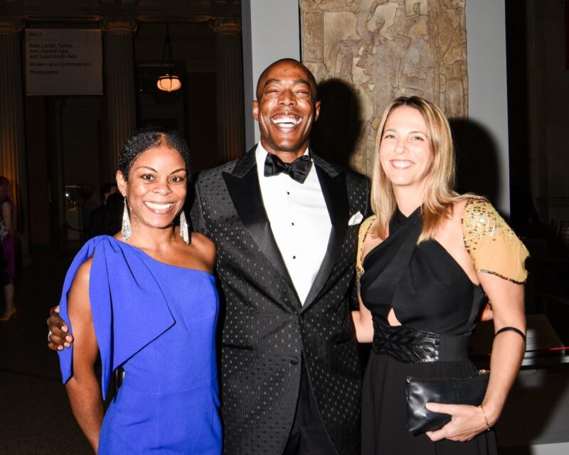 Tanya Reid, Michael McElroy and Regina Moser at the 2024 YoungArts New York Gala
