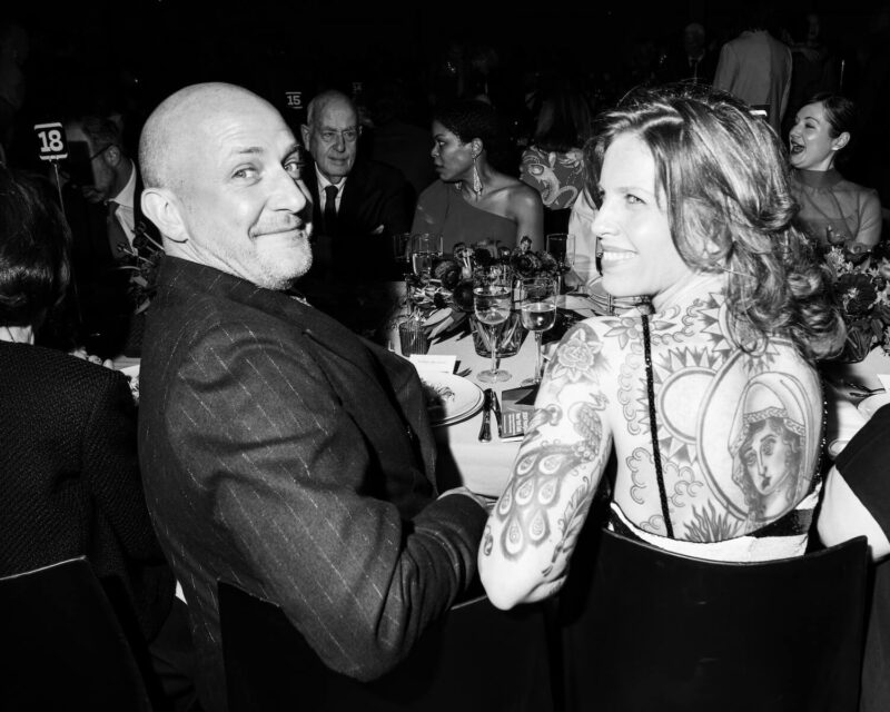 Vallejo Gantner and Lauren Slone at the 2024 YoungArts New York Gala