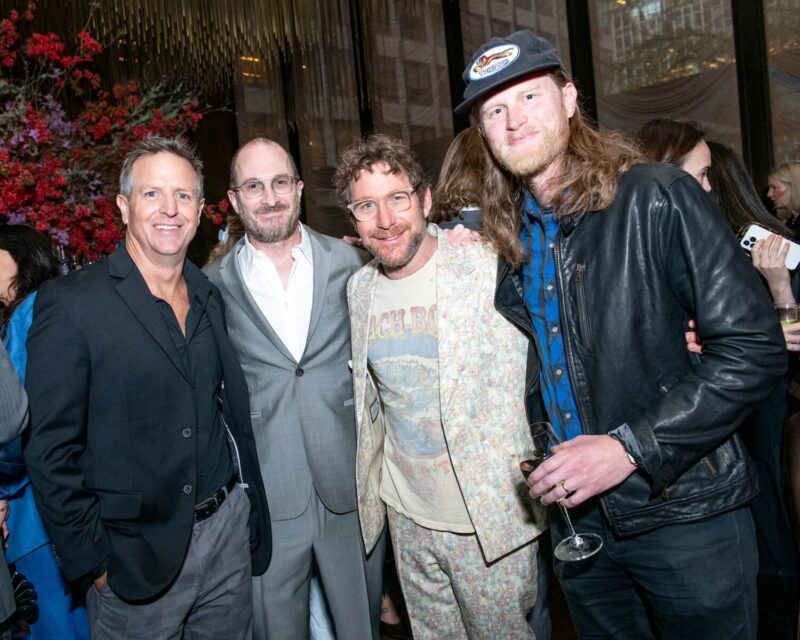 Hugh Howey, Darren Aronofsky, Dustin Yellin and Wesley Schultz at the Conservation International 2024 Gala
