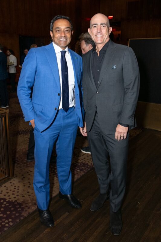 M. Sanjayan and Mark Bezos at the Conservation International 2024 Gala