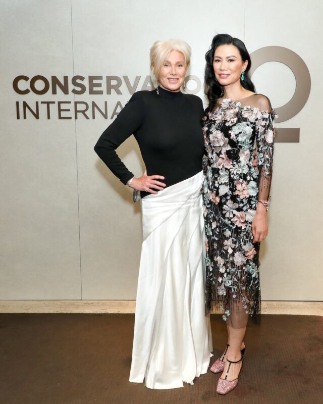 Deborra-Lee Furness and Wendi Deng Murdoch at the Conservation International 2024 Gala